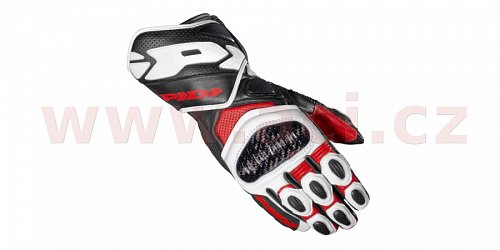 rukavice CARBO 7, SPIDI (červené/bílé/černé)